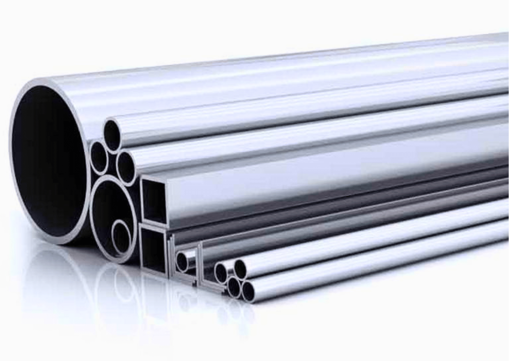 Tubes ronds, carrés et cornières en acier inoxydable disponibles en magasin chez Marais Fleuri à Marans (17) et Mareuil-sur-Lay (85).